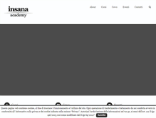 Tablet Screenshot of insana-academy.com